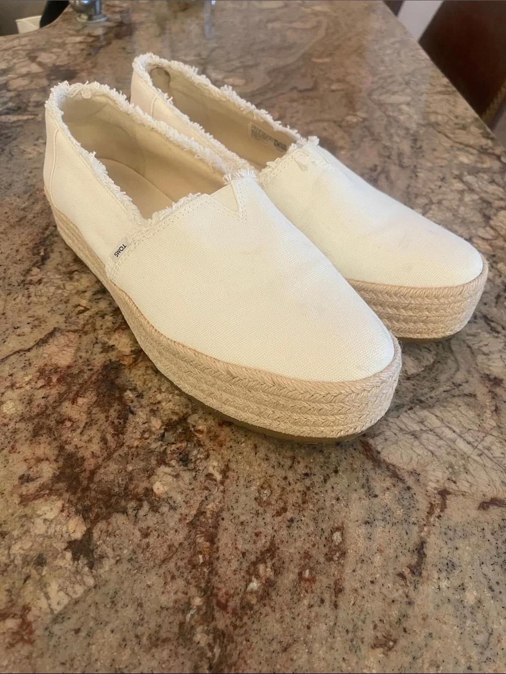 TOMS Valencia Platform Espadrille Flats S:11